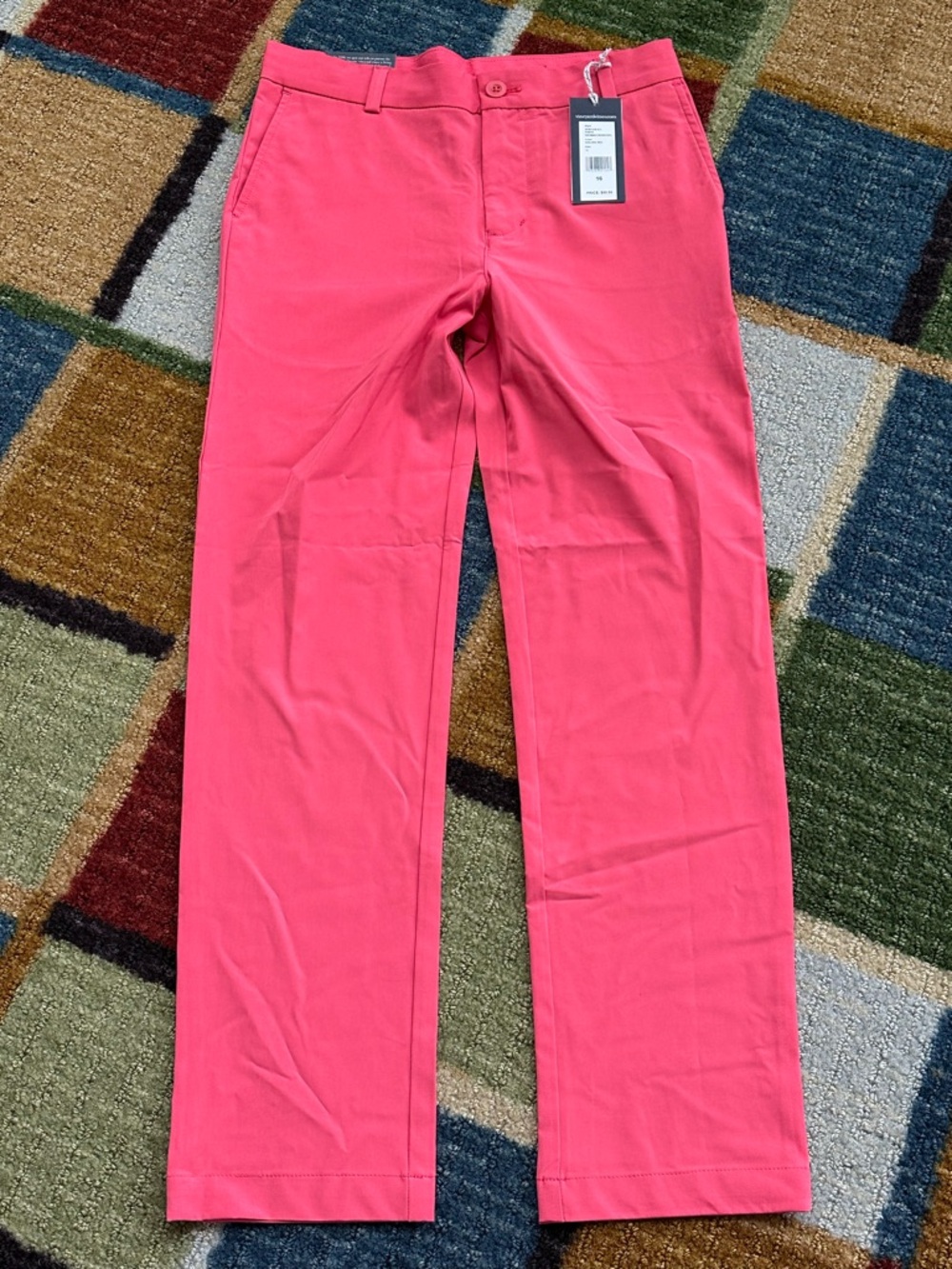NWT Vineyard Vines Salmon pink Performance Breaker Pants